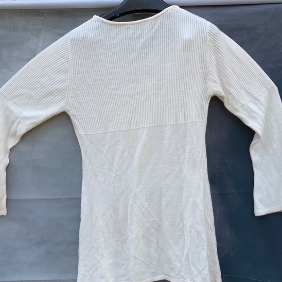 Xl Contact min sweater dress.  Cream - Picture 6 of 6